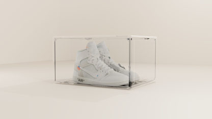 PRE-ORDER | Clear Shoe Boxes 2.0 | 12 Pack - Two-Door Drop Front Box